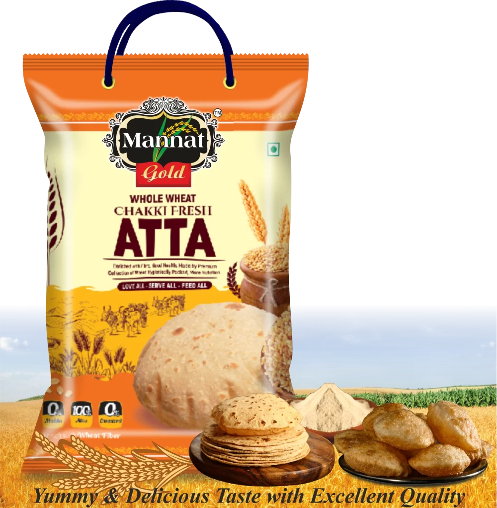 Mannat Gold Whole Wheat Chakki Fresh Atta