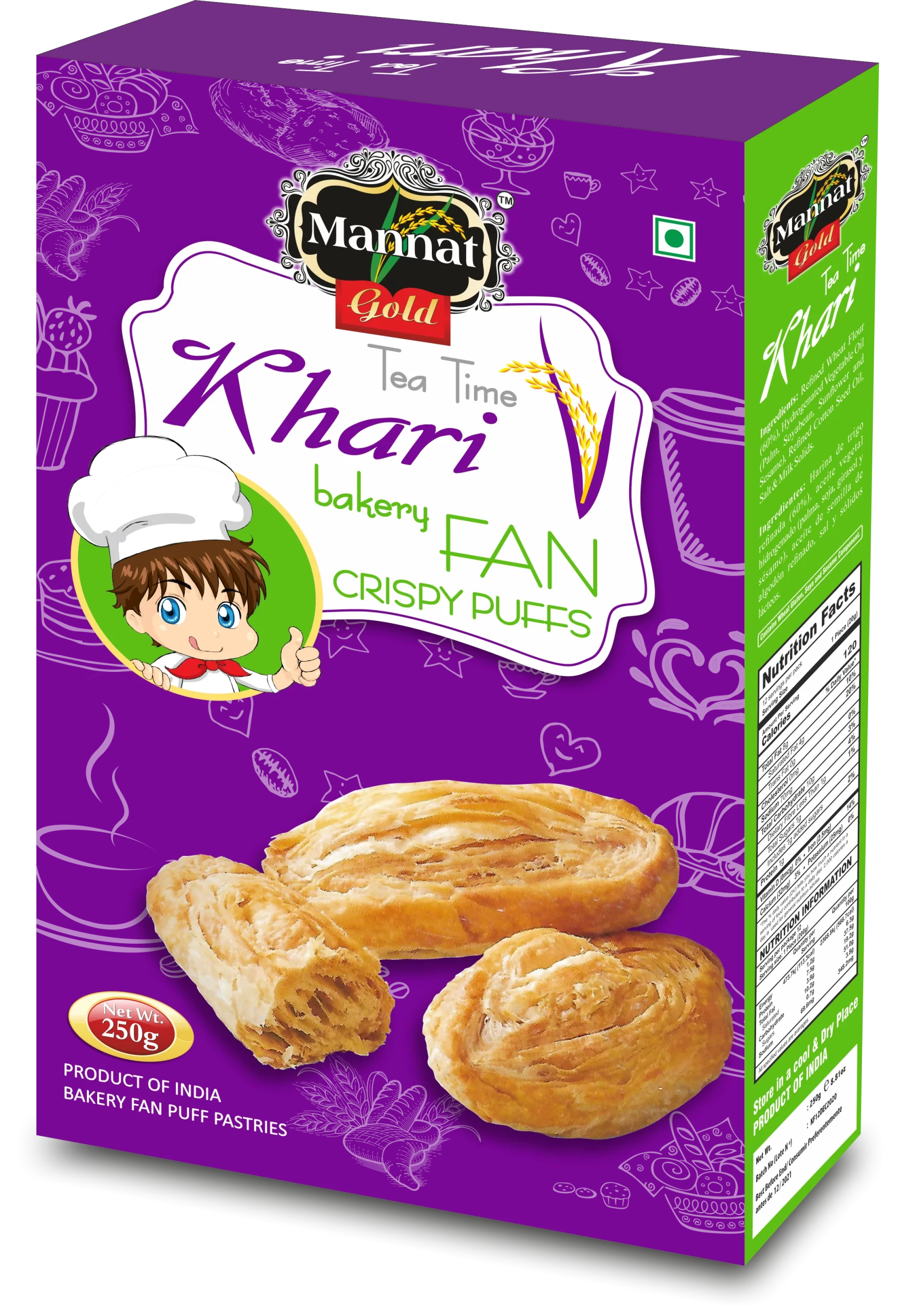 Mannat Gold Khari Fan